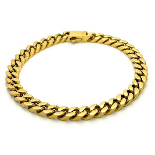 Gold Cuban Bracelet