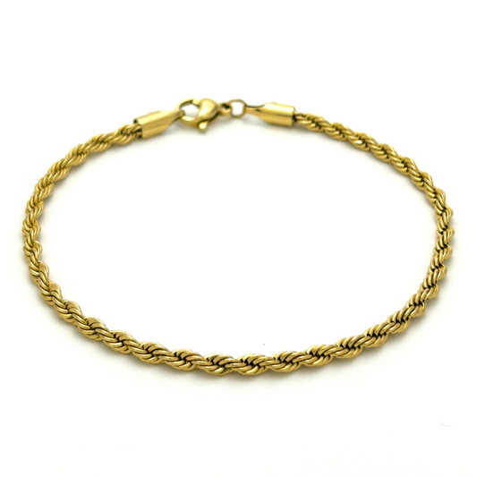 Gold Rope Bracelet